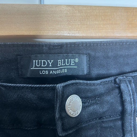 Judy Blue Black Straight Fit Jeans 9/29 Stretch Like New - Picture 2 of 8